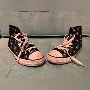 Converse Kids Black and White Sneakers